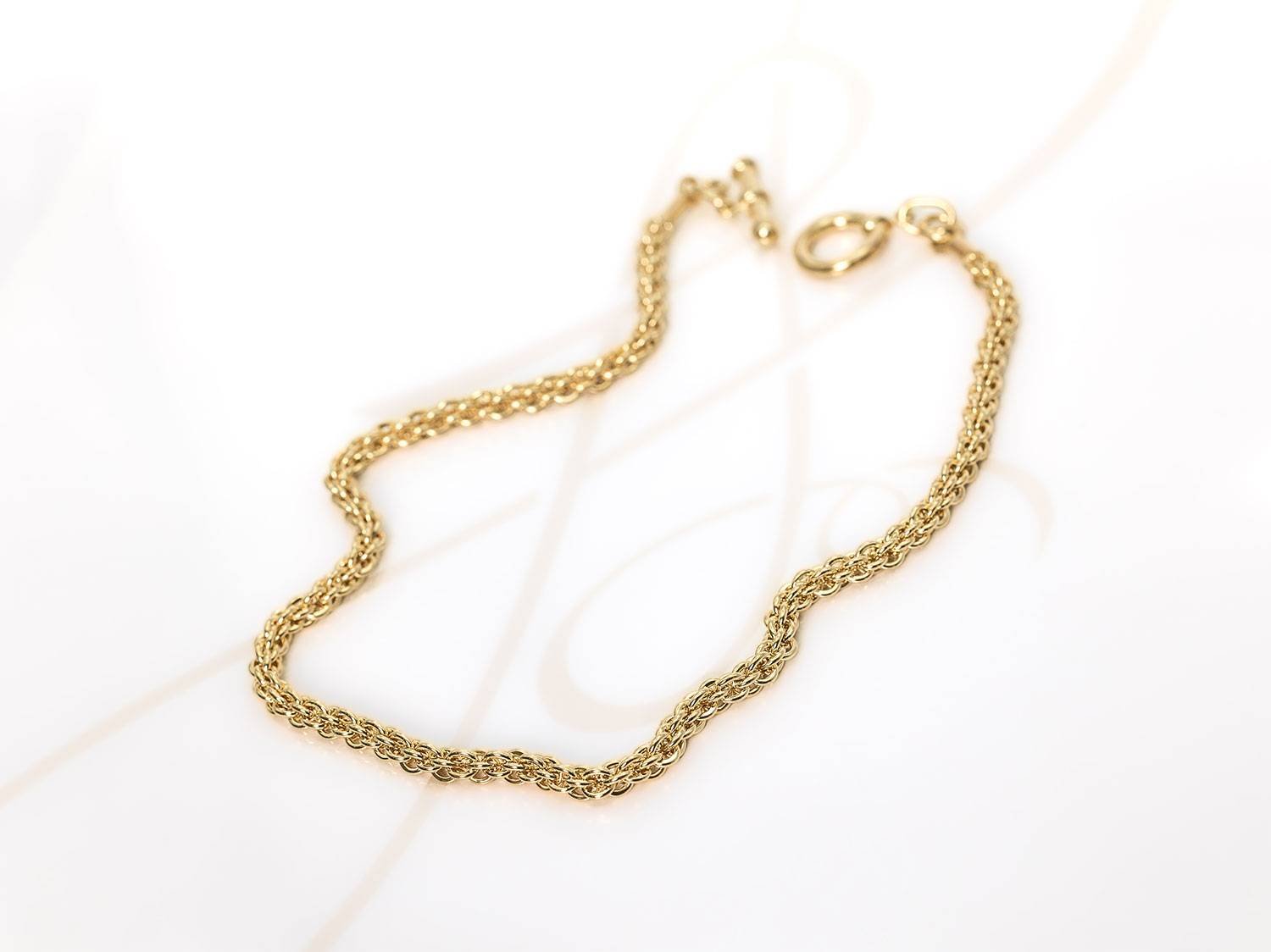 COLLAR SIN DIJE ORO LAMINADO CADENA GRUESA LISO