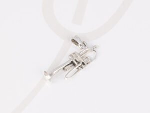 DIJE PLATA TROMPETA FIGURA