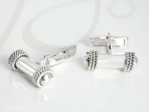 MANCUERNILLA PLATA MARTILLO TORSAL LISO