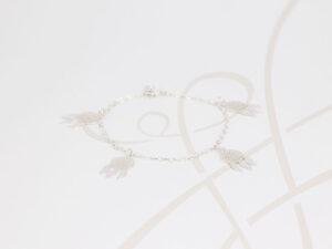 PULSERA CON DIJE PLATA ATRAPA SUEÑOS LASER