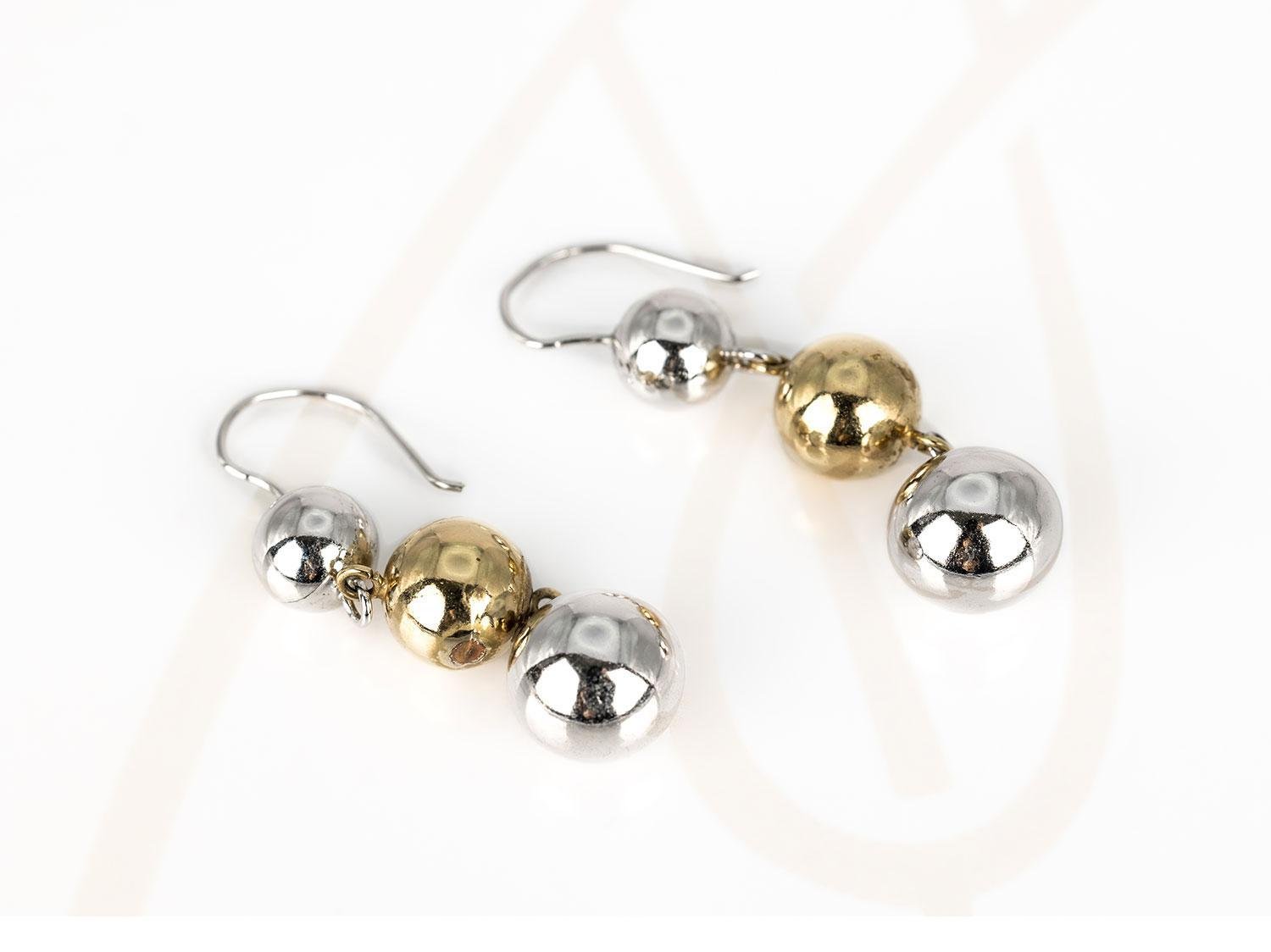 ARETE ORO LAMINADO ESFERAS COLGANDO LISO