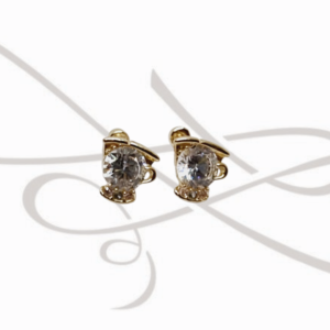 DORMILONA ORO 10K ZIRCONIA SEÑORA POTTS Y CHIP