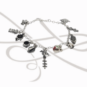 PULSERA CON DIJE PLATA FIGURA MEXICANO