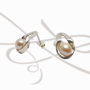 BROQUEL PLATA CORAL PERLA FIGURA GOTA