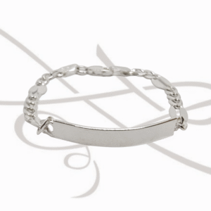 PULSERA SIN DIJE PLATA ESCLAVA NIÑO LISO