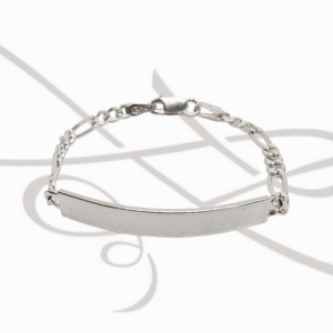 PULSERA SIN DIJE PLATA ESCLAVA NIÑO LISO