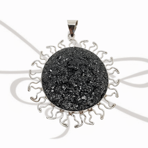 DIJE PLATA FIGURA SOL SILICIO