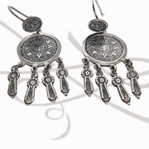 ARETE PLATA PAVONADO ATRAPASUEÑOS AZTECA