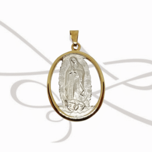 DIJE PLATA RELIGIOSO VIRGEN MARIA GRANDE FILO OL