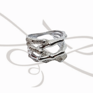 ANILLO PLATA AZUCARADO ENTRELAZADO