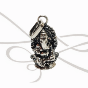 DIJE PLATA PAVONADO GANESHA