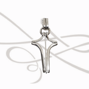 DIJE PLATA RELIGIOSO CRUZ TRIPLE