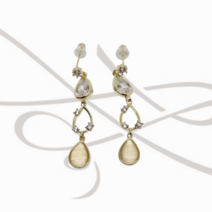 ARETE ORO LAMINADO FIGURA TRIPLE GOTA